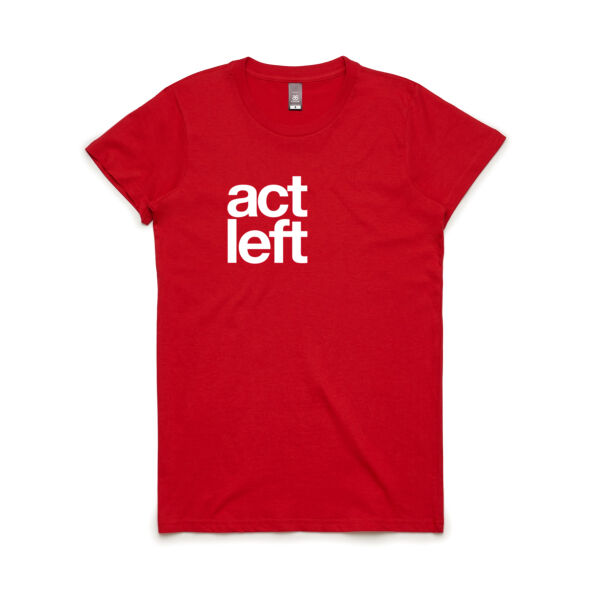 ACT Left Logo Tshirt - Womens Thumbnail