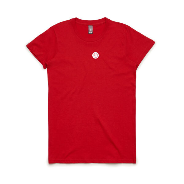 Mini Socialist Rose Circle Tshirt - Womens Thumbnail
